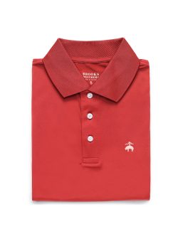 KNTFT PS SOLID POLO Chrys - אדום בינוני