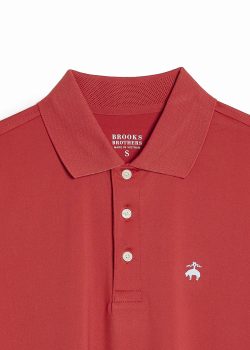 ⁦KNTFT PS SOLID POLO Chrys - אדום בינוני⁩ – תמונה ⁦2⁩