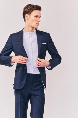 ⁦חליפה New Slim - נייבי⁩ – תמונה ⁦2⁩
