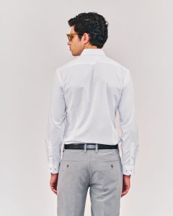 ⁦מכנס מחוייט סלים          אפור⁩ – תמונה ⁦4⁩