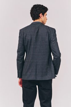 ⁦בלייזר Slim - אפור⁩ – תמונה ⁦2⁩