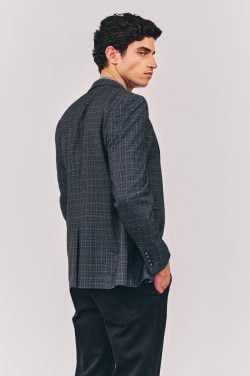 ⁦בלייזר Slim - אפור⁩ – תמונה ⁦3⁩