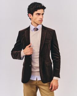 ⁦בלייזר קטיפה Slim - אספרסו⁩ – תמונה ⁦4⁩
