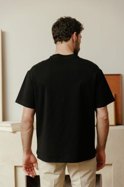⁦T-Shirt - שחור⁩ – תמונה ⁦7⁩