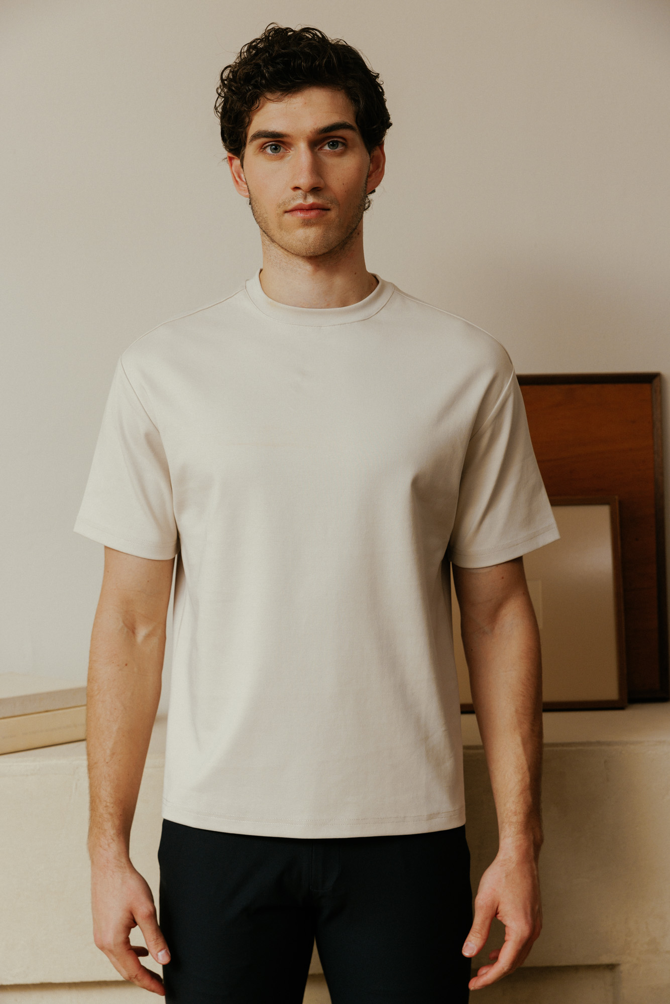 SHP_5066 T-Shirt - אבן – תמונה 1