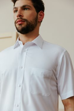 ⁦חולצה Classic - לבן⁩ – תמונה ⁦6⁩